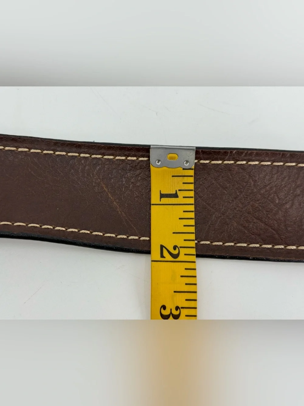 Candie’s Y2K Vintage Wide Brown Leather Belt M